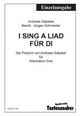 I sing a Liad für di (Einzelausgabe)
