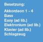 Preview: Happy Birthday Swing, Akkordeonorchester, Oliver Kruck, mittelschwer, Geburtstagslied, Geburtstagsständchen, moderne Fassung, neues Gewand, Akkordeon Noten