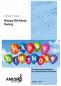 Preview: Happy Birthday Swing, Akkordeonorchester, Oliver Kruck, mittelschwer, Geburtstagslied, Geburtstagsständchen, moderne Fassung, neues Gewand, Akkordeon Noten