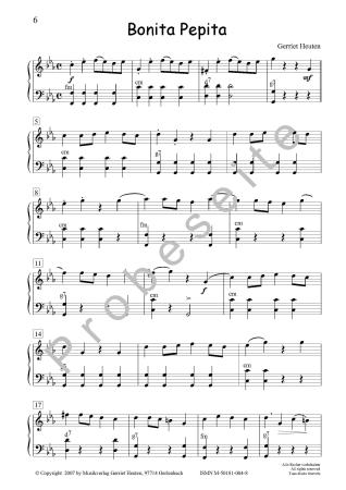 Sixpack 4, Tango Step, Gerriet Heuten, Akkordeon-Solo, Standardbass MII, Spielheft, Soloband, Bassnoten lesen lernen, leicht-mittelschwer, unterschiedliche Genres, verschiedene Stilrichtungen, alternative Spielvorschläge, Akkordeon Noten, Tango-Noten, Bli