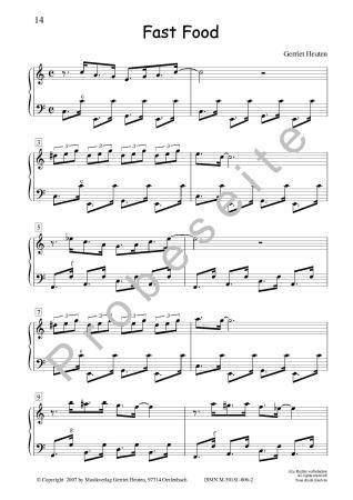 Sixpack 6, Boogie Woogie, Gerriet Heuten, Akkordeon-Solo, Standardbass MII, Spielheft, Soloband, Bassnoten lesen lernen, leicht-mittelschwer, unterschiedliche Genres, verschiedene Stilrichtungen, alternative Spielvorschläge, Akkordeon Noten, Notenbeispiel