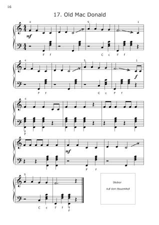 Akkordeonschule Band 2, Gerriet Heuten, Schulwerk für Akkordeon, Lehrwerk, sehr leicht, ​für Kinder, Vorschule, Grundschule, Akkordeonunterricht, Akkordeon spielen lernen, Akkordeon Noten, Blick ins Heft
