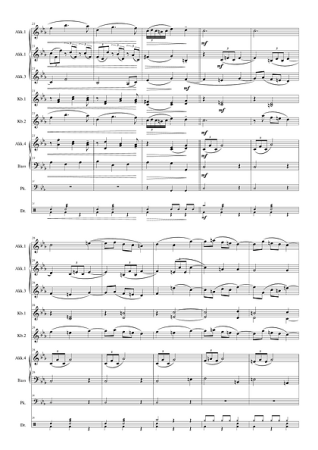 Allegretto (aus der Symphonie Nr. 3 F-Dur, op. 90), Johannes Brahms, Hans Peter Klein, Akkordeonorchester, Klassiker, 3. Satz, 3. Sinfonie, leicht-mittelschwer, Akkordeon Noten