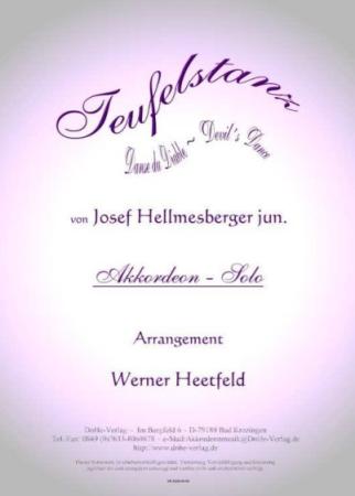 Teufelstanz, Josef Hellmesberger jr., Werner Heetfeld, Spielstück, Akkordeon-Solo, Standardbass MII, Konzertstück, Wettbewerbsliteratur, Wertungsspiel, schwer, Oberstufe, Akkordeon Noten