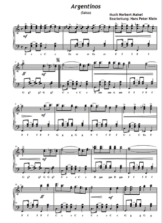 Heiße Rhythmen, Norbert Maisel, Hans Peter Klein, Akkordeon-Solo, Standardbass MII, Spielheft, Soloband, Rhythmische Spielstücke, südamerikanischer Groove, Salsa, Lambada, Cha-Cha-Cha, Mambo, Samba, mittelschwer, Akkordeon Noten
