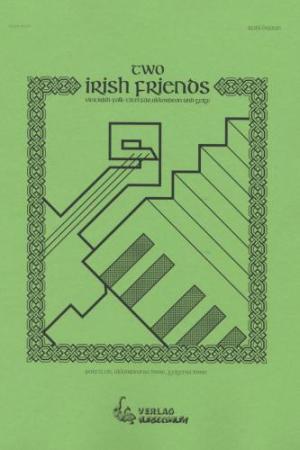 Two Irish Friends, Rudi Braun, Violine und Akkordeon, Duo, Duett, Standardbass MII, Spielheft leicht, Wertungsstücke, Kammermusik, Irland, Akkordeon Noten, Cover