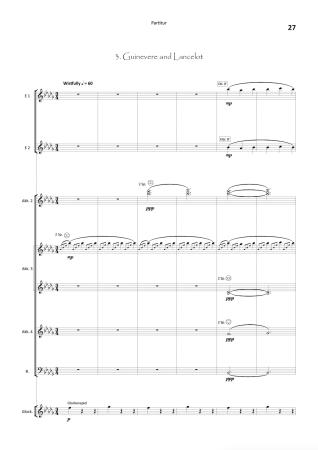 The Legend Of King Arthur, Ian Watson, Akkordeon-Orchester, Suite in 4 Sätzen, König Artus, Artus-Legende, London Accordion Orchestra, mittelschwer-schwer, Wertungsstück, Wettbewerbsliteratur, Orchesternoten, Musiknoten, Akkordeon Noten, Einblick