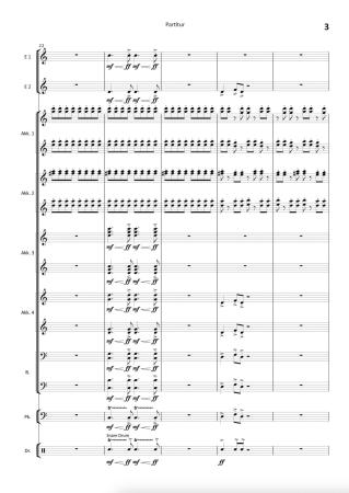 Adam's Loops, Ian Watson, Akkordeon-Orchester, Auftragskomposition, inspiriert durch John Adams, 18. Eidgenössische Akkordeon Musikfest, Höchststufe, schwer, Wertungsstück, Wettbewerbsliteratur, Originalkompostion, Originalmusik, Akkordeon Noten, Notenbei