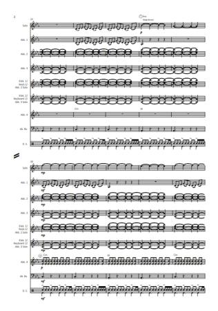 Serpent, Herbert Pixner, Susanne Stampfer, Akkordeon-Orchester, Solo-Stimme, Klangmalerei, Konzertstück, gut gegen böse, mittelschwer, Akkordeon Noten, Beispielseite