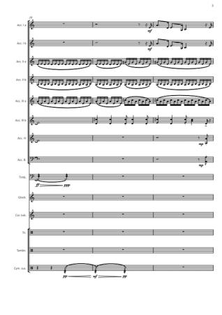 Long Way, Bastien Grivet, Akkordeon-Orchester, World Music Festival Innsbruck, WMF, Oberstufe, schwer, Wertungsstück, Wettbewerbsliteratur, Orchesternoten, Musiknoten, Originalkomposition, Originalmusik, Akkordeon Noten, Beispielseite