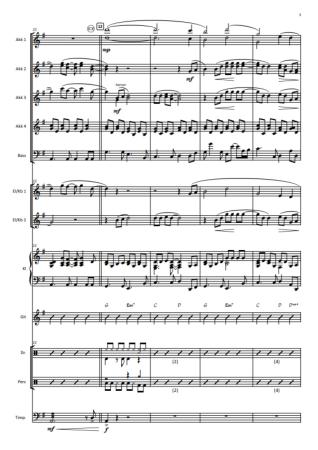 Eternal Flame, The Bangles, Billy Steinberg, Tom Kelly, Susanna Hoffs, Alexander Balz, Akkordeonorchester, Pop-Ballade, Welthits, Megahits, mittelschwer, Akkordeon Noten, Beispielseite