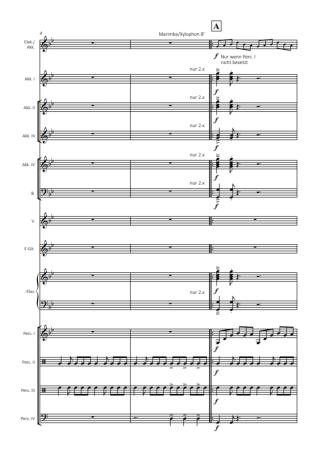 Preview: A Butterfly Shines On Me, Lionel Chapuis, Akkordeon-Orchester, Irish Folk, Rock, Hommage, mittelschwer-schwer, Originalkomposition, Originalmusik, Akkordeon Noten, Ansichtsseite