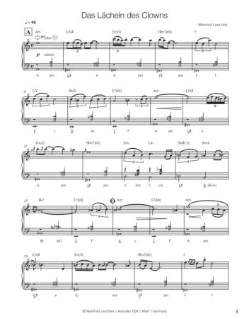 Manfred Leuchter, Akkordeon Songbook, Martina Kluge, Akkordeon-Solo, Standardbass MII, Spielheft, Soloband, Hommage, mittelschwer, Akkordeon Noten, Notenbeispiel