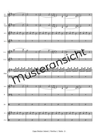 Cape Breton Island - Canadian Impressions, Rudi Braun, Akkordeon-Orchester, Landschaftsbeschreibung, Kanada, Klangvielfalt, mittelschwer-schwer, Konzertstück, Wertungsstück, Akkordeon Noten, Demoseite
