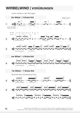 Vorübungen und Pflichtstücke D1, D2 und D3 für Kleine Trommel, Wolfgang Basler, Jörg Lesch, Spielheft, Übungsheft, Kleine Trommel, Snare Drum, D1-Prüfung, D2-Prüfung, D3-Prüfung, sehr leicht-leicht, Schlagzeug Noten, Anfänger, Schlagzeug spielen lernen, P