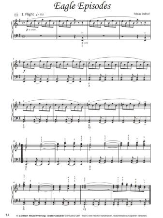 Accordion Fantasy 1, Tobias Dalhof, Akkordeon-Solo, Standardbass MII, Spielheft, Soloband, Vorspiel, Konzert, Wettbewerb, Akkordeonunterricht, leicht-mittelschwer, Akkordeon Noten