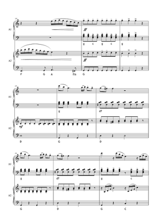 Allegro, Klaviersonate C-Dur "facile" KV 545, Wolfgang Amadeus Mozart, Gottfried Hummel, Akkordeon-Duo, Standardbass MII, Klavier-Duo, Akkordeon und Klavier, Spielstück, mittelschwer, klassische Musik, Akkordeon Noten