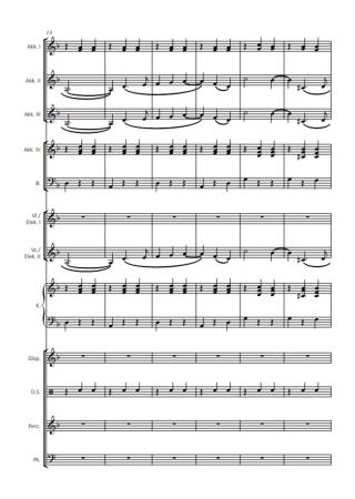 Valse, Lionel Chapuis, Akkordeon-Orchester, Konzertwalzer, mittelschwer, Originalkomposition, Originalmusik, Akkordeon Noten, Probeseite