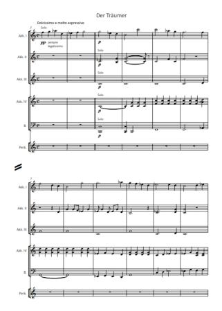 Vier Eigenschaften, Susanne App, Akkordeon-Orchester, Suite in 4 Sätzen, Originalkomposition, Originalmusik, Charakterstudien, Emotionen, Gefühle, mittelschwer, Akkordeon Noten, Ansichtsseite