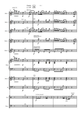 Angry Birds (Main Theme), Ari Pulkkinen, Jonathan Kruspel, Akkordeon-Orchester, Soundtrack, Titelmelodie, witzig, Zugabennummer, mittelschwer, Akkordeon Noten, Beispielseite