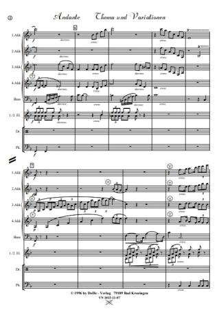 Andante aus dem Klavierkonzert Nr. 21 in C-Dur, Thema und Variationen, Wolfgang Amadeus Mozart, Werner Heetfeld, Akkordeon-Orchester, klassische Musik, Konzertstück, Wettbewerbsstück, Wertungsstück, Wettbewerbsliteratur, mittelschwer-schwer, Oberstufe, Ak