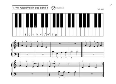 Preview: Kleine Musiker ganz groß Band 2, Anastasia Tsarchatzidou, Georg Bühler, Schulwerk für Klavier, sehr leicht-leicht, für Kinder ab 4 Jahren, kindgerecht, inkl. Playback-CD, Klavierunterricht, Klavierschüler, Anfänger am Klavier, Klavierschule, Klavier Noten