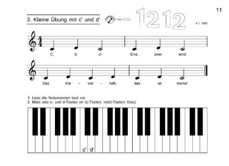 Kleine Musiker ganz groß Band 1, Anastasia Tsarchatzidou, Georg Bühler, Schulwerk für Klavier, sehr leicht, für Kinder ab 4 Jahren, kindgerecht, Klavierunterricht, Klavierschüler, inkl. Playback-CD, Anfänger am Klavier, Klavierschule, Klavier Noten, Noten