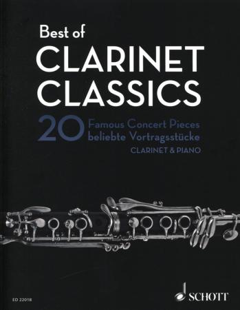 Best of Clarinet Classics, Rudolf Mauz, Spielheft für Klarinette in Bb und Klavier, Duett, Kammermusik-Duo, Piano plus, leicht-mittelschwer, Kammermusik Noten, Kammermusik-Spielheft, Cover