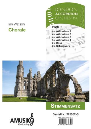 Chorale, Ian Watson, Akkordeon-Ensemble, mittelschwer, irische Volkslieder, Originalkomposition, Originalmusik, Akkordeon Noten