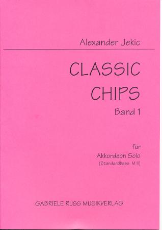 Classic Chips Band 1, Alexander Jekic, Akkordeon Solo, Standardbass M II, Spielheft, Soloband, leicht-mittelschwer, Akkordeon Noten