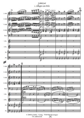CodeCosi, Werner Heetfeld, Akkordeon-Orchester, Fantasie in vier Sätzen, viersätzige Komposition, mit rechts und links, Wertungsstück, Wettbewerbsstück, Wettbewerbsliteratur, schwer, Oberstufe, Akkordeon Noten, Originalkomposition, Originalmusik, Beispiel
