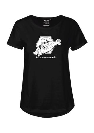 Akkordeonmensch T-Shirt Damen