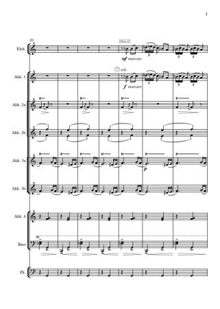 Preview: Danza Ritual Del Fuego (Feuertanz), Manuel de Falla, Stefanie Hazenbiller, Akkordeonorchester, Ballett, mittelschwer-schwer, Akkordeon Noten, Ansichtsseite