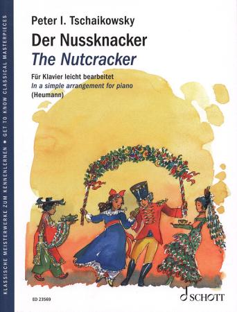 Der Nussknacker, Pjotr Iljitsch Tschaikowsky, Hans-Günter Heumann, Klavier, Spielheft, Soloband, Ballett in 2 Akten, leicht-mittelschwer, Klavier Noten, Cover