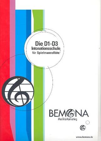 Die D1-D3 Intonationsschule für Sopran, Alt & Tenorflöte, Bernd Nawrat, Flötenschule, Spielmannszug-Flöte, Schulwerk, Lehrwerk zur Intonation, Hörverständnis, Gehörbildung, leicht-mittelschwer, Flöten Noten, Cover