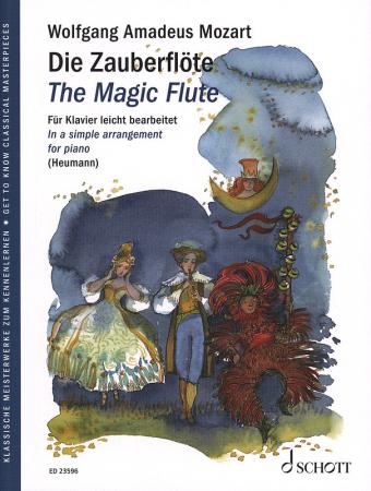 Die Zauberflöte, Wolfgang Amadeus Mozart, Hans-Günter Heumann, Klavier, Spielheft, Soloband, Oper, Klavierwerk, mittelschwer, Klavier Noten, Cover, Titelblatt