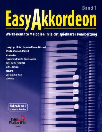Easy Akkordeon Band 1 | 9 weltbekannte Melodien