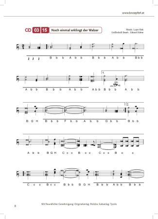 Eine musikalische Reise mit Eduard Huber von Südtirol nach Oberkrain, Steirische Harmonika, Griffschrift, Spielheft, Soloband, 12 Spielstücke, Originalkompositionen, leicht-schwer, ​inkl. Audio-CD, Harmonika Noten, Cover