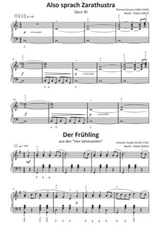 Einfach schöne Klassik, Tobias Dalhof, Akkordeon-Solo, Standardbass MII, Spielheft, Soloband, Vorspiel, Konzert, Akkordeonunterricht, leicht, Anfänger, Wiedereinsteiger, Akkordeon Noten, klassische Werke großer Meister, Probeseite