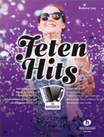 Feten-Hits Waldemar Lang Holzschuh Akkordeon