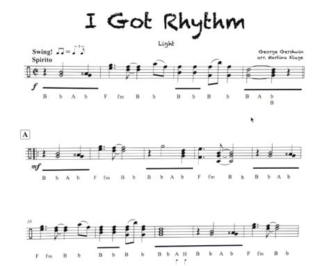 George Gershwin für Steirische Harmonika - Summertime, Martina Kluge, Steirische Harmonika, Griffschrift, Spielheft, Soloband, leicht-mittelschwer, ​Harmonika Noten, Demoseite