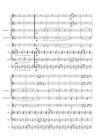 Glücksbärchen, Polka, Gottfried Hummel, Akkordeonorchester, Unterhaltungsmusik, U-Mucke, leicht, Easy-Stimme, Akkordeon Noten
