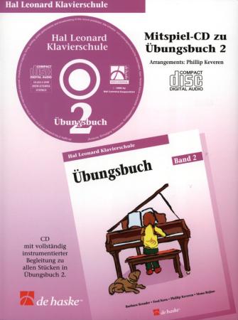 Hal Leonard Klavierschule - Mitspiel-CD zum Übungsbuch 2, Barbara Kreader, Fred Kern, Philip Keveren, Mona Rejino, Piano, Klavier, Mitspiel-CD, Begleit-CD, Einstieg ins Klavierspiel, sehr leicht, Klavier spielen lernen