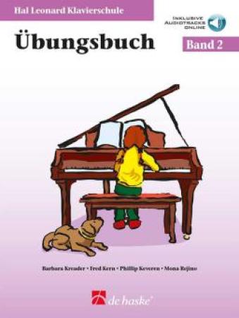 Hal Leonard Klavierschule - Übungsbuch 2, Barbara Kreader, Fred Kern, Philip Keveren, Mona Rejino, Klavier, Online-Audio, Schulwerk, Lehrwerk, Einstieg ins Klavierspiel, sehr leicht, Klavier spielen lernen, Klavier Noten, Cover