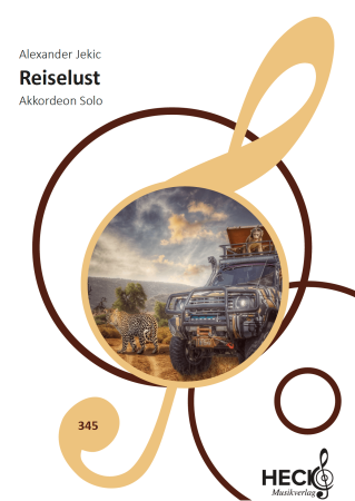 Reiselust, Alexander Jekic, Akkordeon Solo, Spielheft, Soloband, leicht, Akkordeon Noten