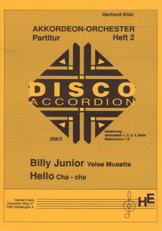 Disco Accordion 2, Gerhard Kölz, leicht, Akkordeon-Orchester, Akkordeon Noten