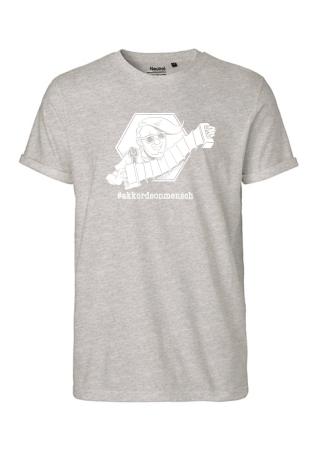 Akkordeonmensch T-Shirt Herren