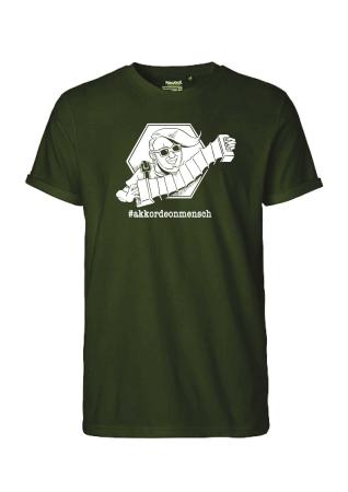 Akkordeonmensch T-Shirt Herren