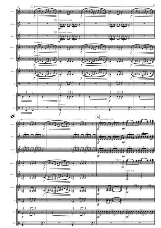 Arabischer Tanz, Peer-Gynt-Suite Nr. 2, Opus 55, Edvard Grieg, Nild Aebersold, Akkordeon-Orchester, mittelschwer-schwer, Akkordeon Noten, Beispielseite