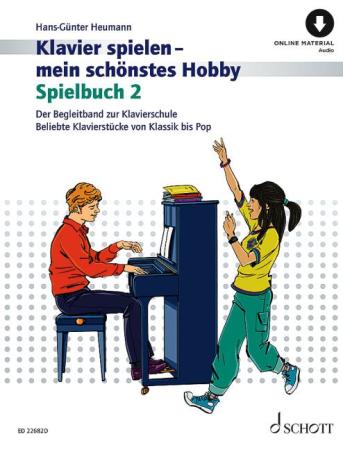 Klavierspielen - mein schönstes Hobby - Spielbuch 2, Hans-Günter Heumann, Klavier-Solo, Piano-Solo, Spielheft, Soloband, Begleitheft, Klavierstücke, leicht-mittelschwer, Klavier spielen lernen, Anfänger, Klavierunterricht, Klavier Noten